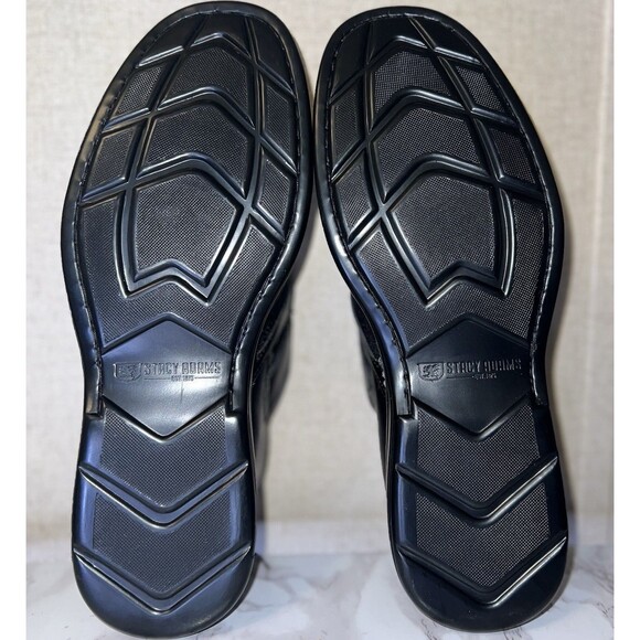 Stacy Adams Bayden Fisherman Sandals Men 9.5 Black Faux Leather Dress or Casual main image 4